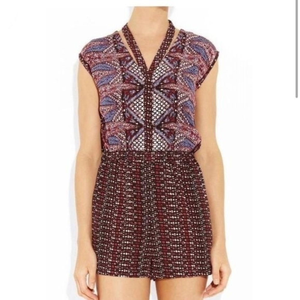 Sandro Multicolor Patterned Jumpsuit